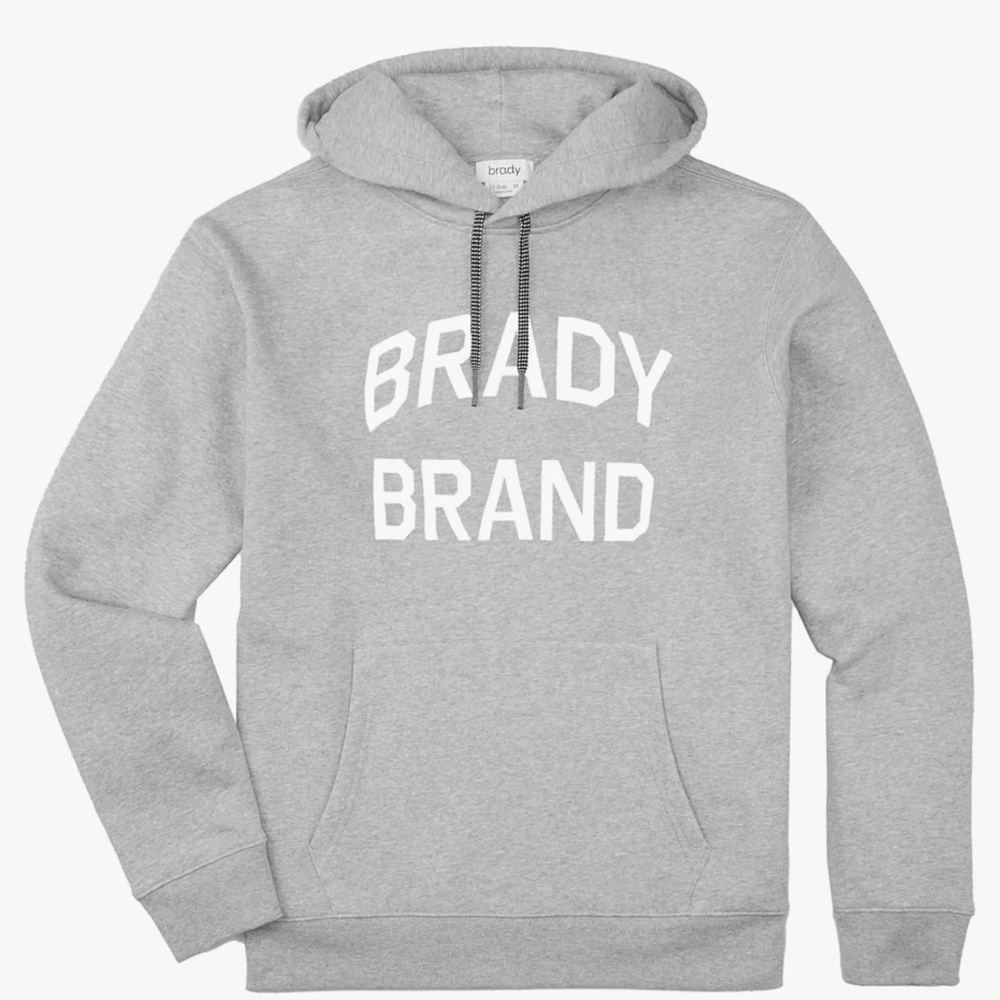 Brady Brand Gray Hoodie Size Medium